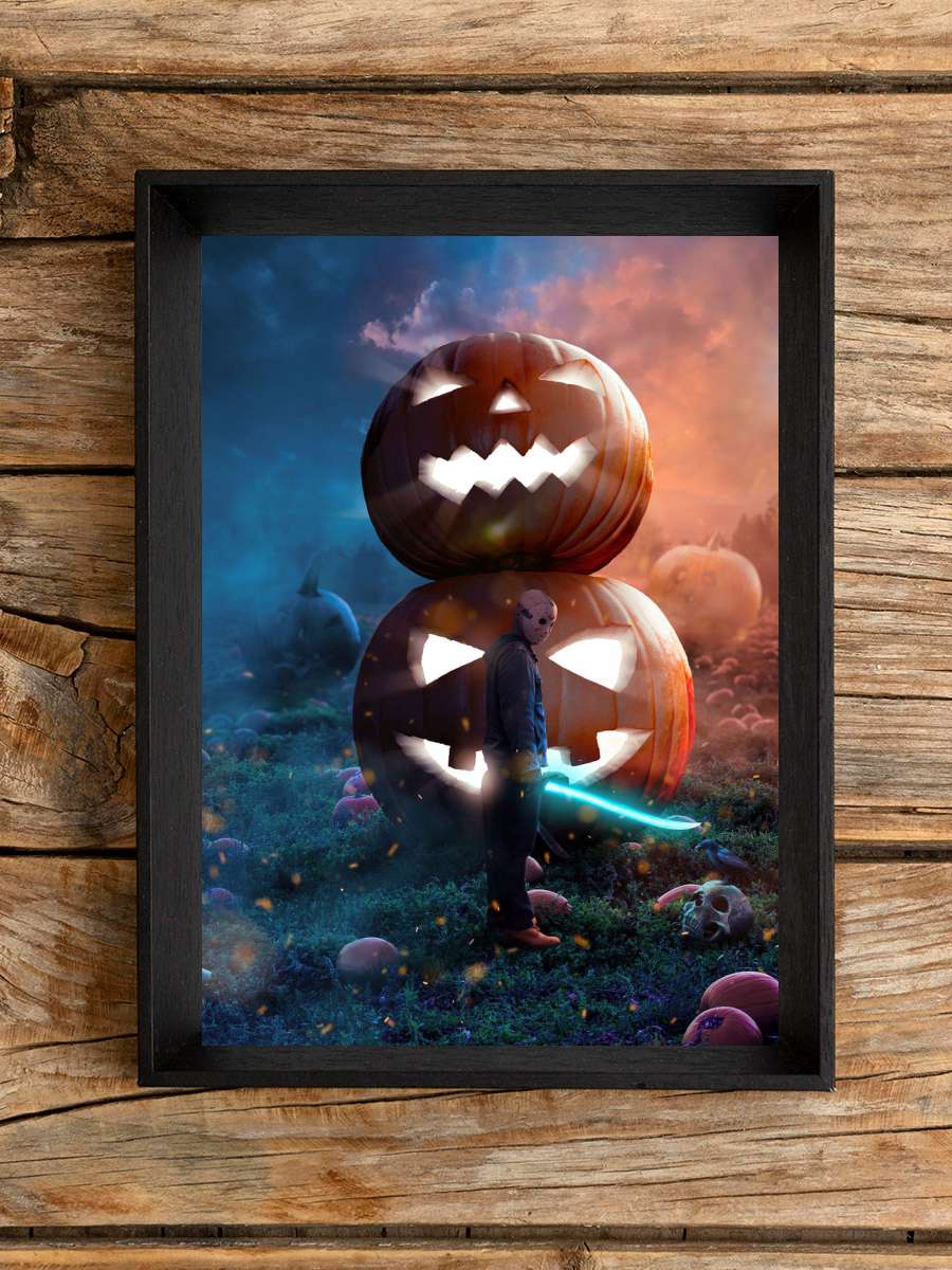 Jason Voorhees HALLOWEEN Anime Poster Çerçevesiz Yüksek Kalite Anime Duvar Poster
