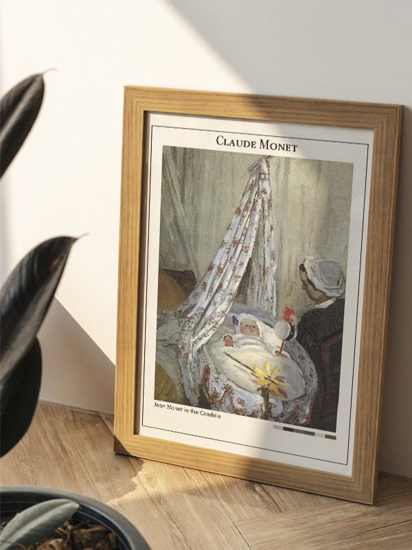 Claude Monet Jean Monet in the Craddle Poster