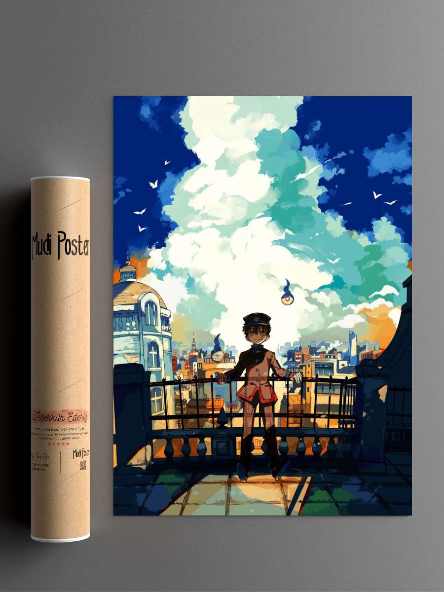 Jibaku Shounen Hanako kun Anime Poster Çerçevesiz Yüksek Kalite Anime Duvar Poster