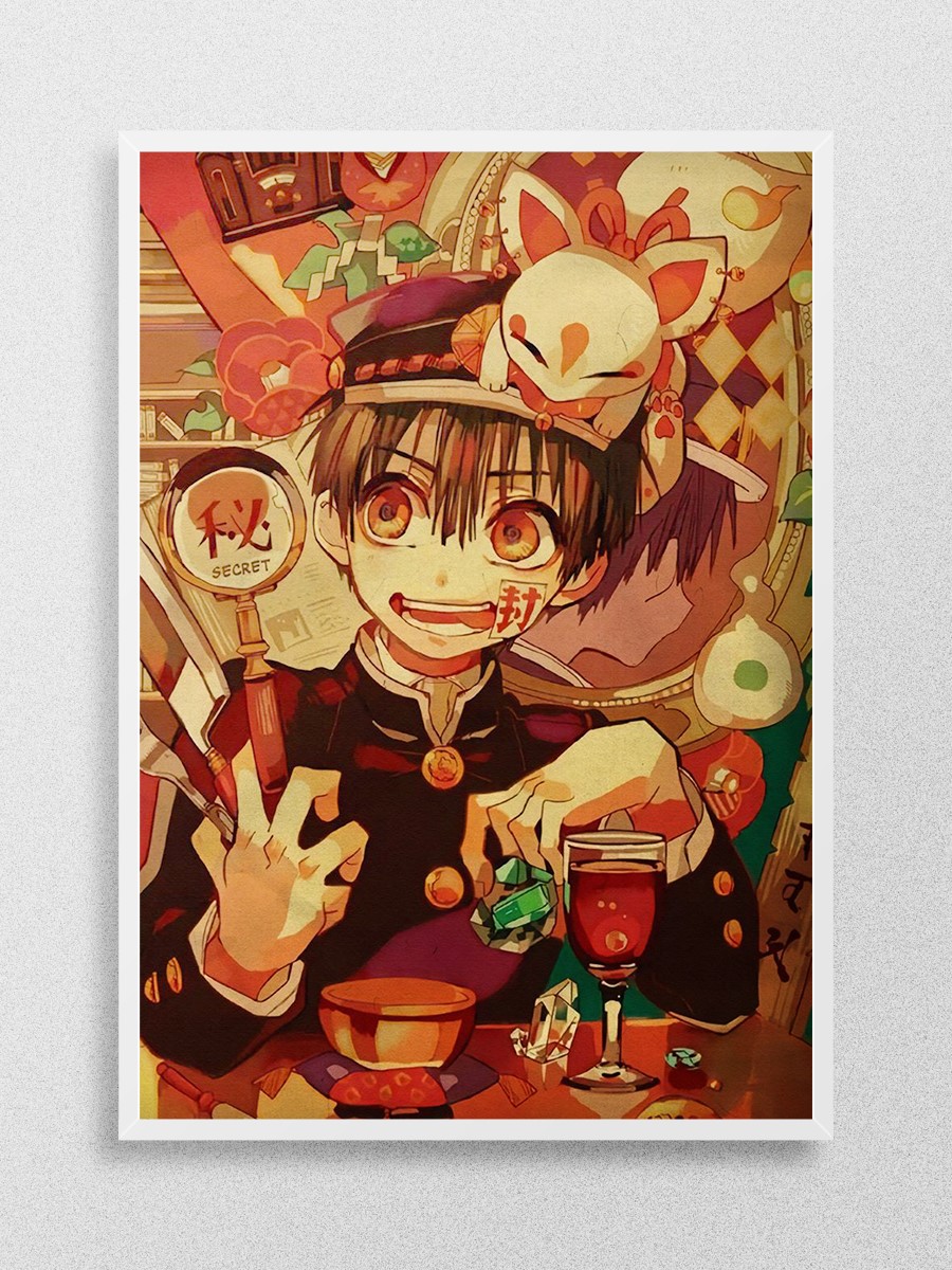 Jibaku Shounen Hanako Anime Poster Çerçevesiz Yüksek Kalite Anime Duvar Poster