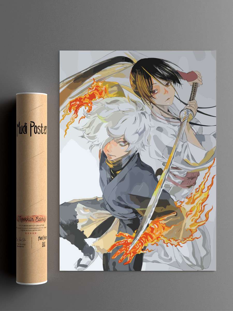 Jigokuraku Anime Poster Çerçevesiz Yüksek Kalite Anime Duvar Poster