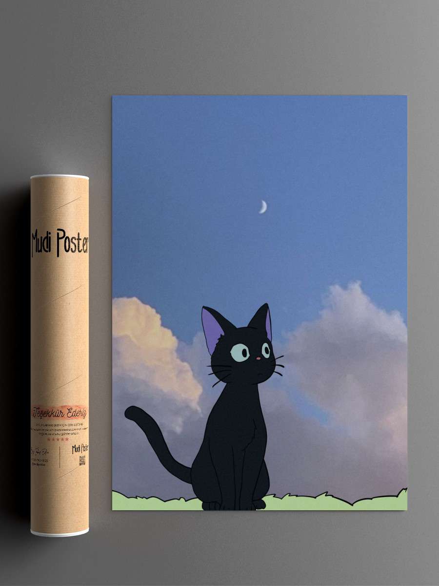 Jiji Anime Poster Çerçevesiz Yüksek Kalite Anime Duvar Poster