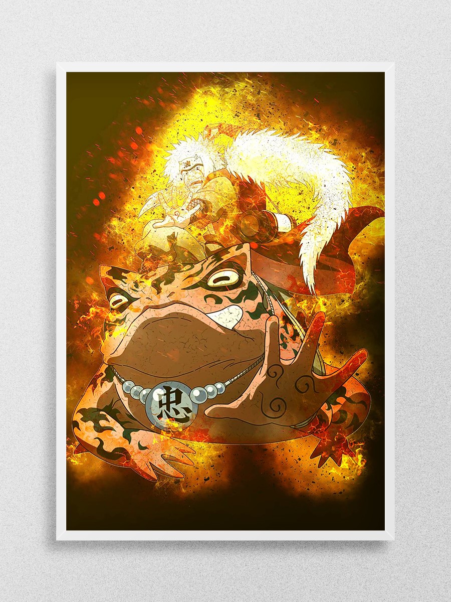Jiraya  Anime Poster Çerçevesiz Yüksek Kalite Anime Duvar Poster