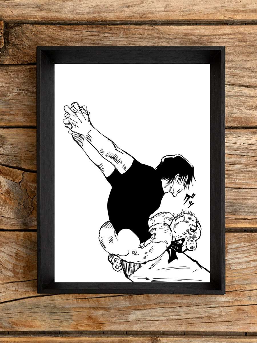 JJK Toji Fushiguro Anime Poster Çerçevesiz Yüksek Kalite Anime Duvar Poster