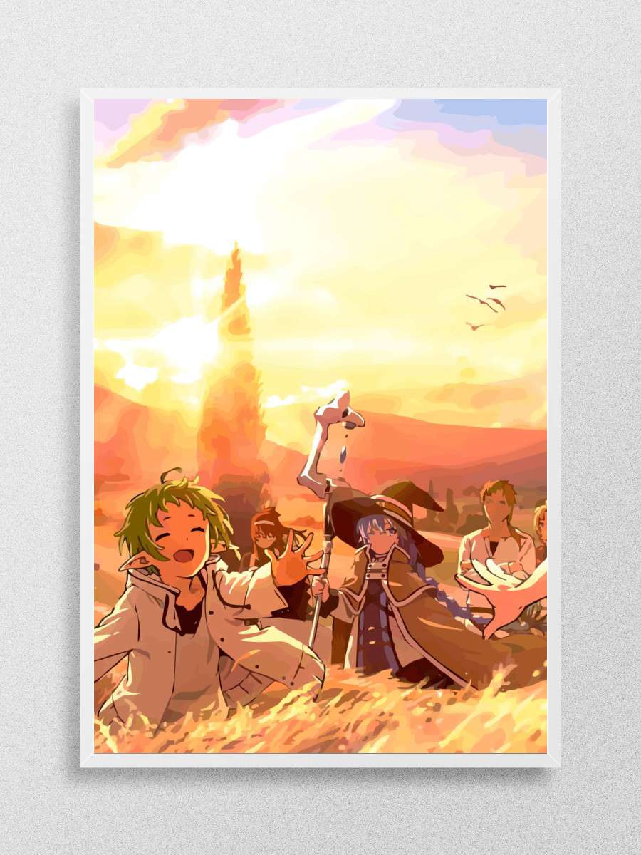 Jobless Reincarnation Anime Poster Çerçevesiz Yüksek Kalite Anime Duvar Poster