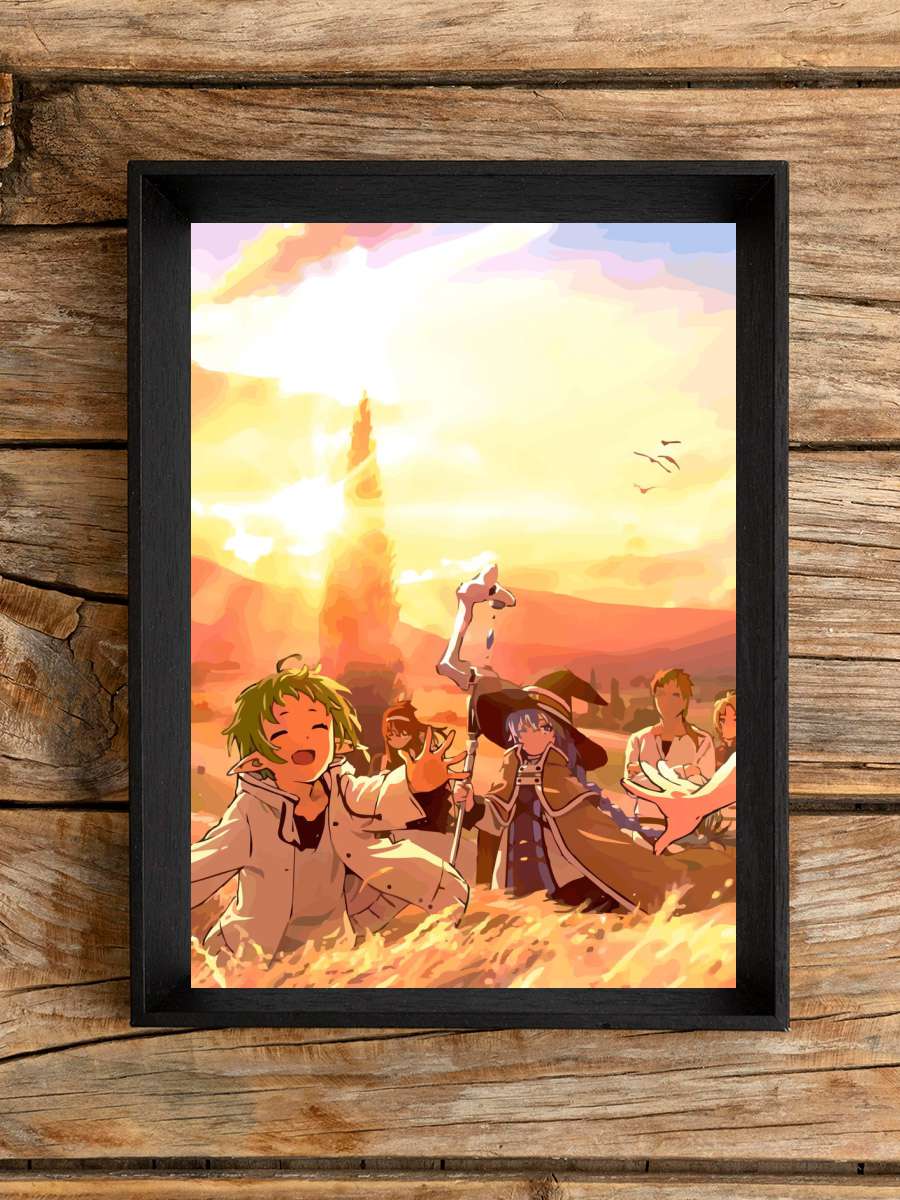 Jobless Reincarnation Anime Poster Çerçevesiz Yüksek Kalite Anime Duvar Poster