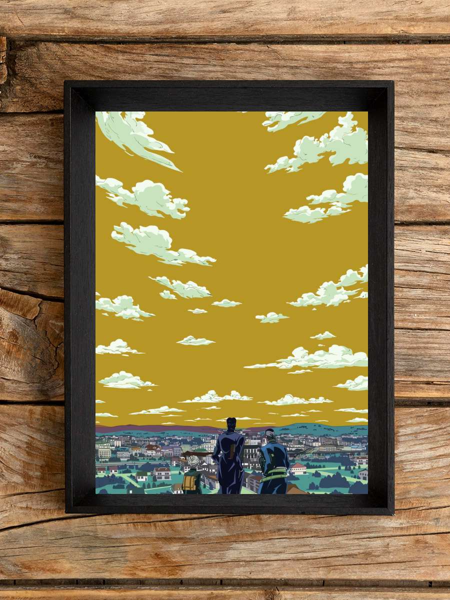 Jojo Bizarre Anime Poster Çerçevesiz Yüksek Kalite Anime Duvar Poster