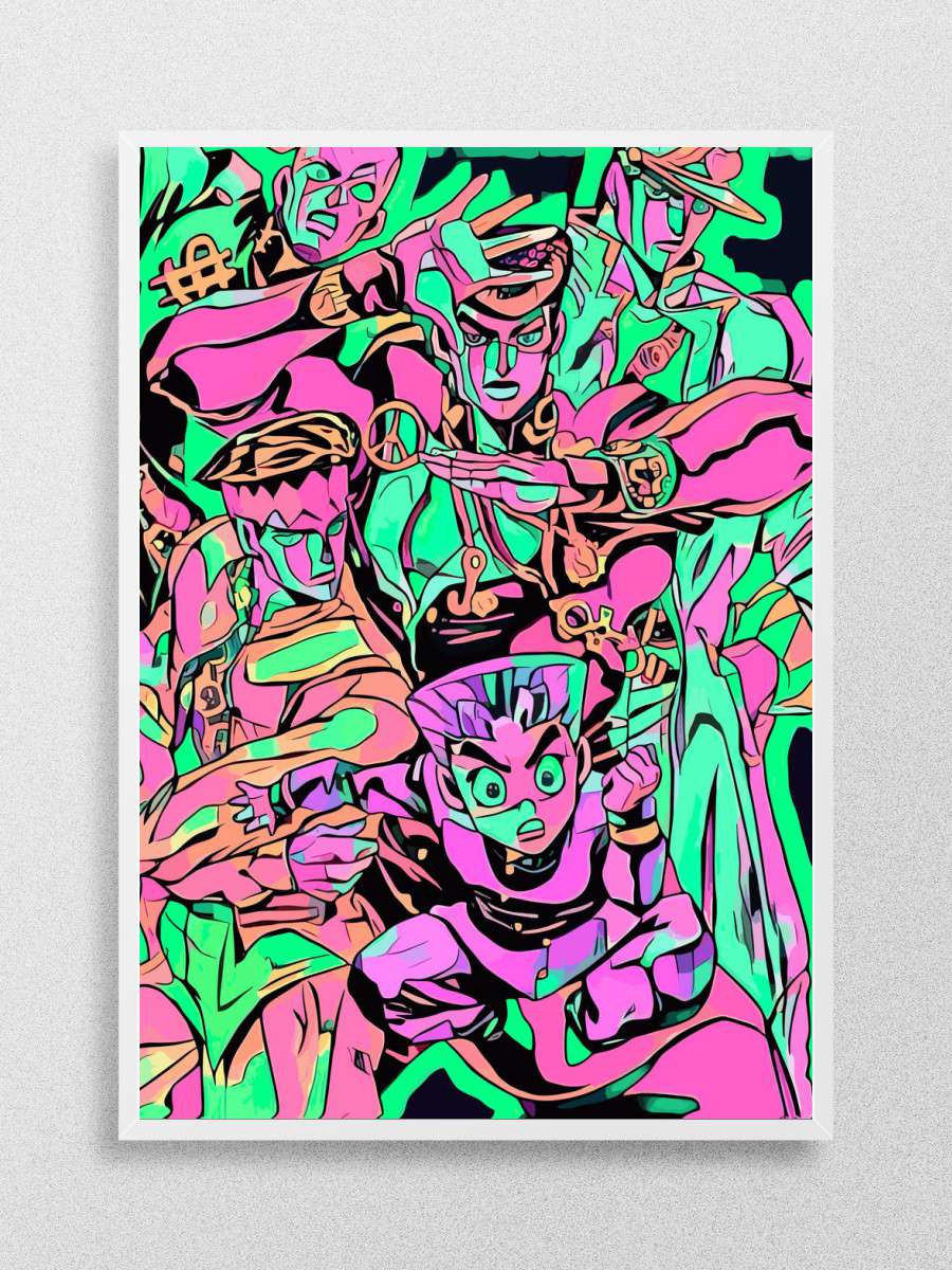 jojos bizarre Anime Poster Çerçevesiz Yüksek Kalite Anime Duvar Poster