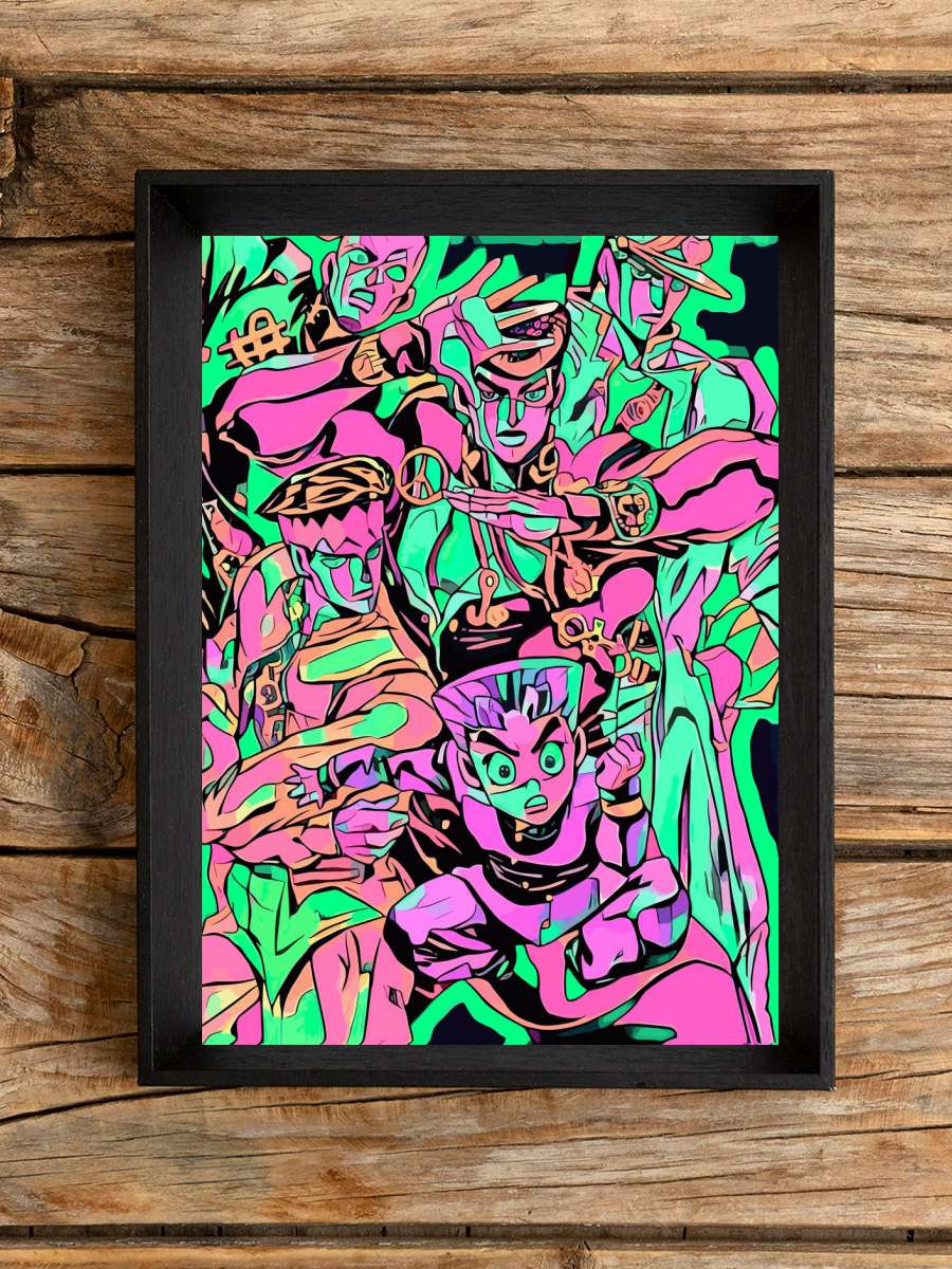 jojos bizarre Anime Poster Çerçevesiz Yüksek Kalite Anime Duvar Poster