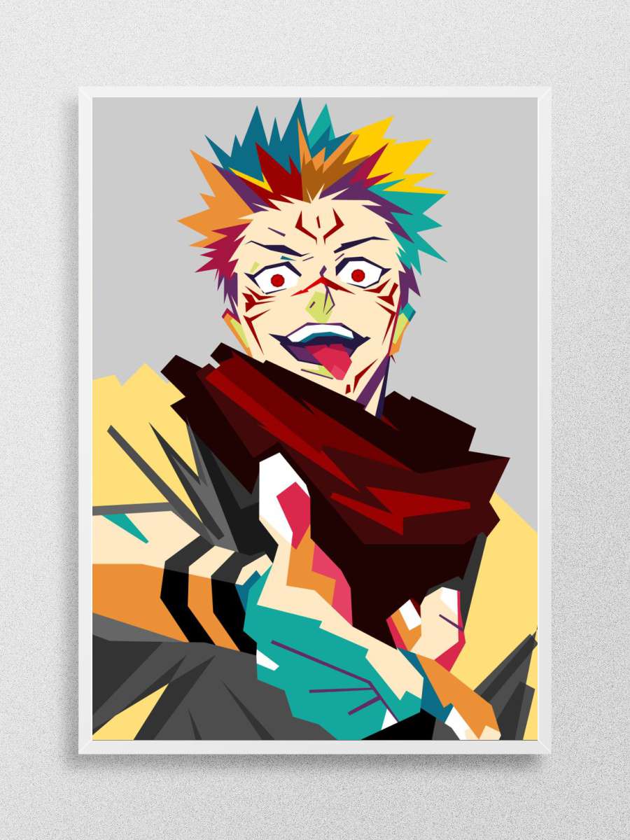 jujitsu kaisen Anime Poster Çerçevesiz Yüksek Kalite Anime Duvar Poster