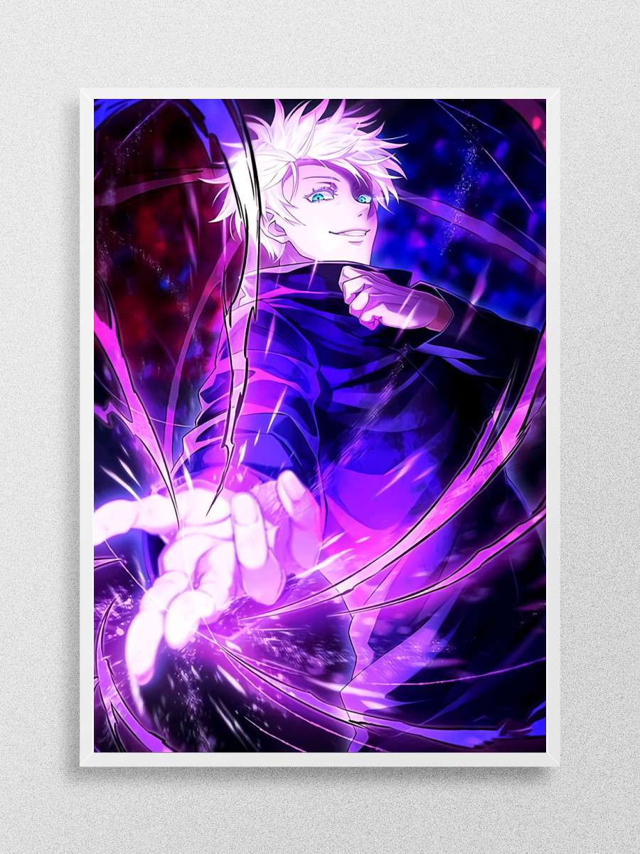 Jujitsu Kaizen Gojo Anime Poster Çerçevesiz Yüksek Kalite Anime Duvar Poster