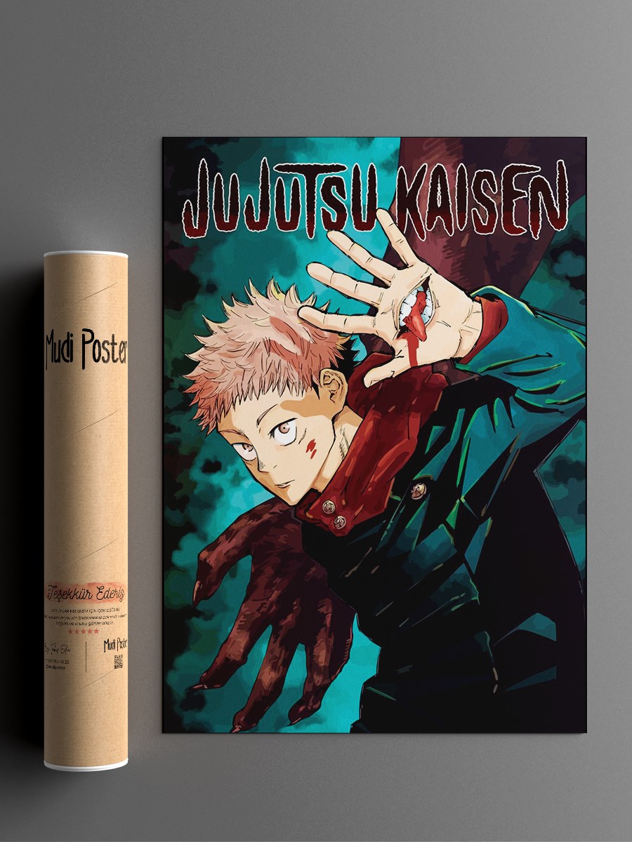 Jujutsu Kaisen Poster, Çerçevesiz Tv Film Poster
