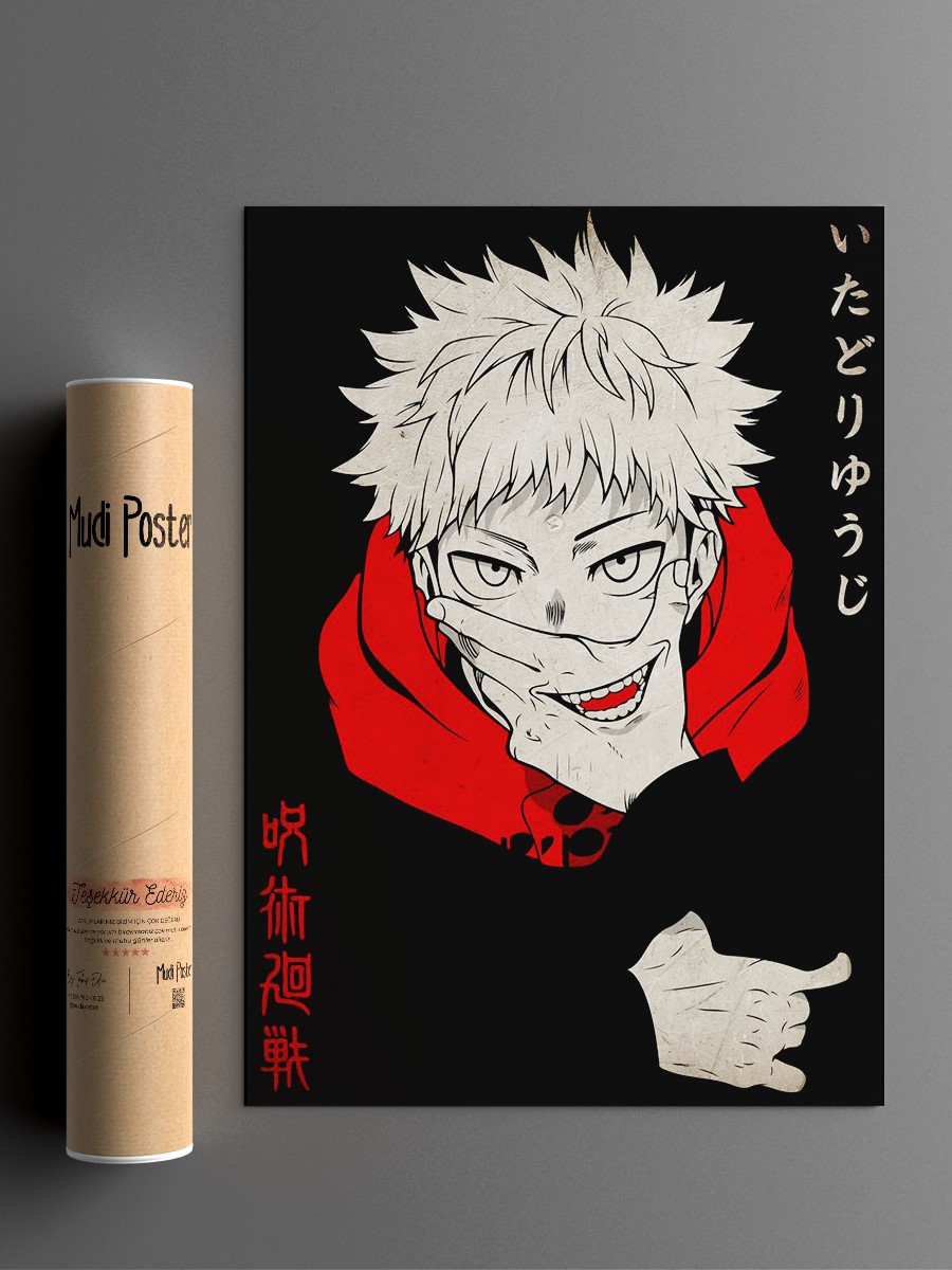 Jujutsu Kaisen Anime Poster, Çerçevesiz Tv Film Poster