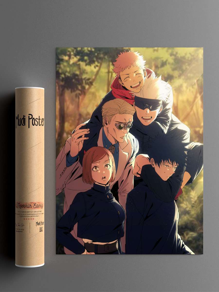 Jujutsu Kaisen Anime Anime Poster Çerçevesiz Yüksek Kalite Anime Duvar Poster