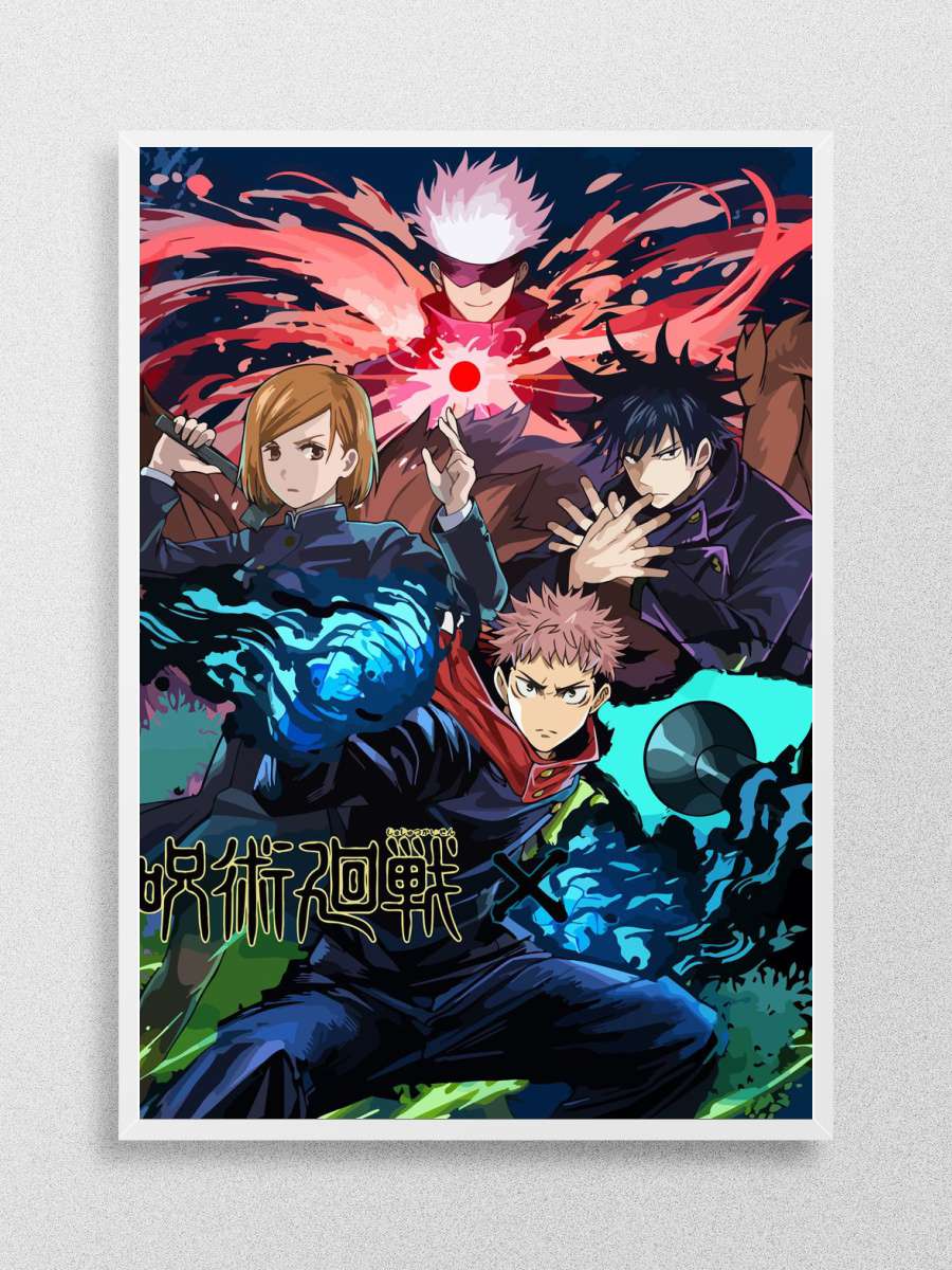 Jujutsu Kaisen Art Anime Poster Çerçevesiz Yüksek Kalite Anime Duvar Poster