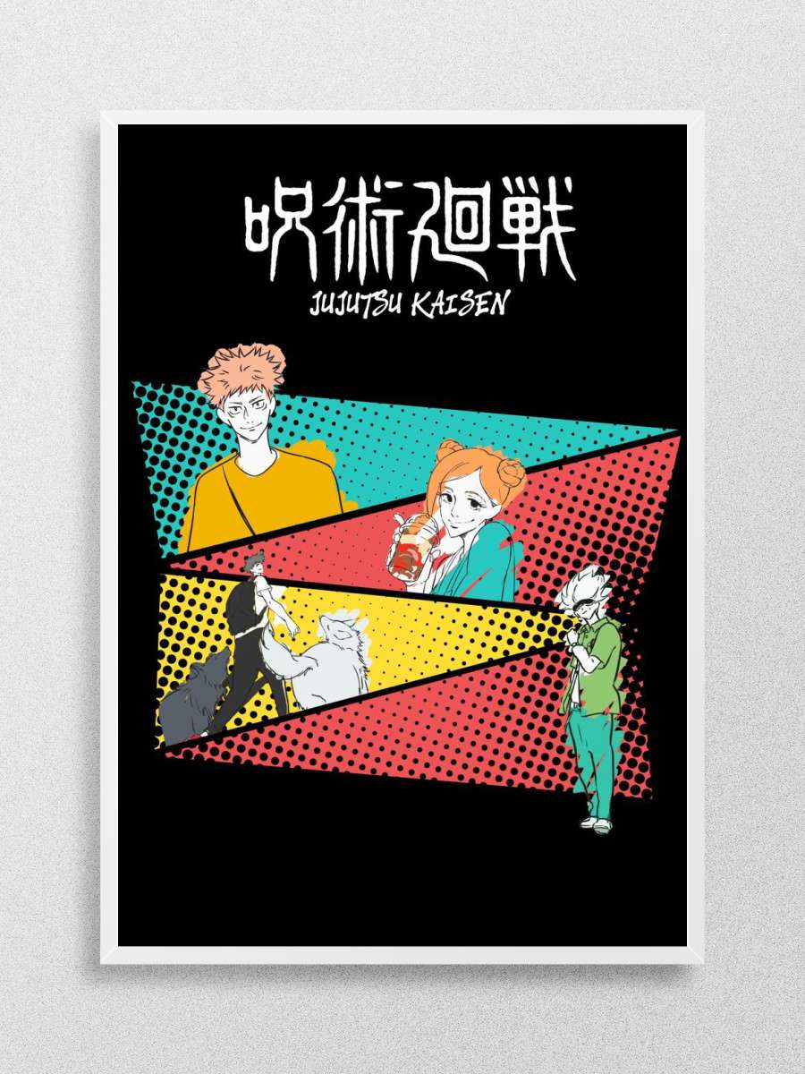 Jujutsu Kaisen cast poster Anime Poster Çerçevesiz Yüksek Kalite Anime Duvar Poster