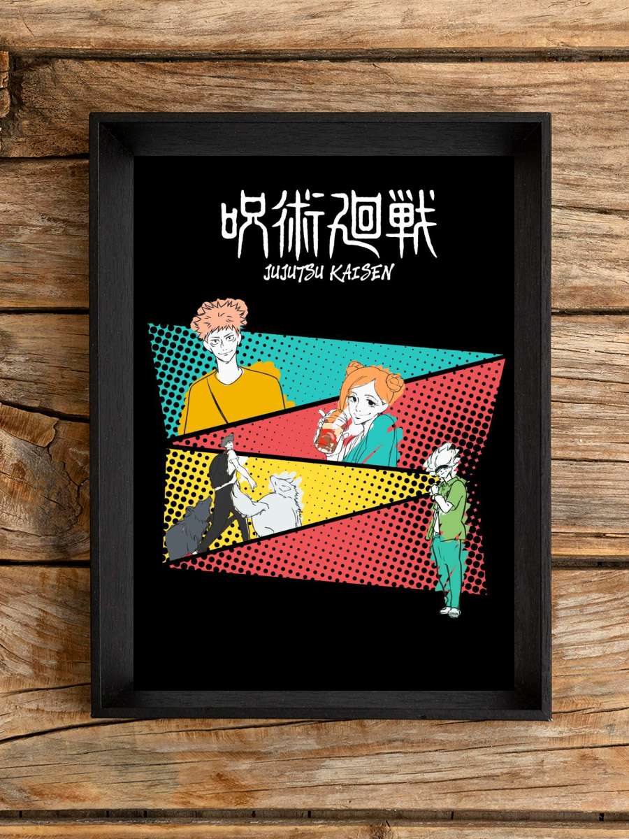 Jujutsu Kaisen cast poster Anime Poster Çerçevesiz Yüksek Kalite Anime Duvar Poster