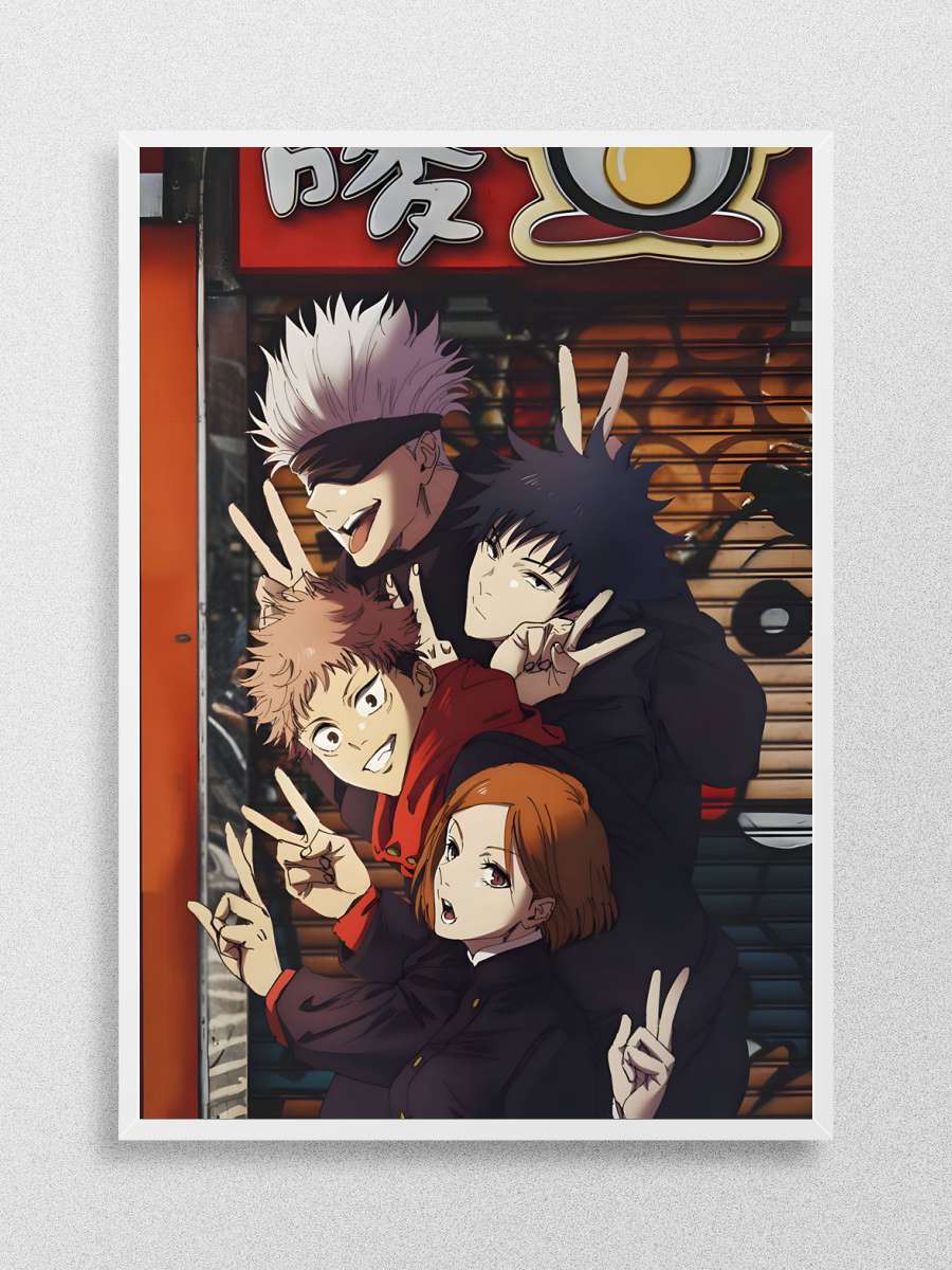 Jujutsu Kaisen Characters Anime Poster Çerçevesiz Yüksek Kalite Anime Duvar Poster
