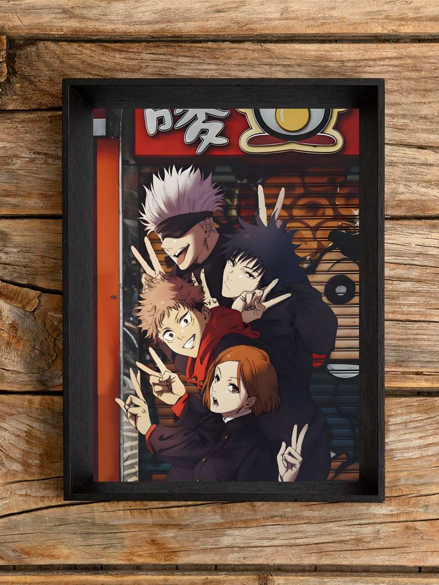 Jujutsu Kaisen Characters Anime Poster Çerçevesiz Yüksek Kalite Anime Duvar Poster
