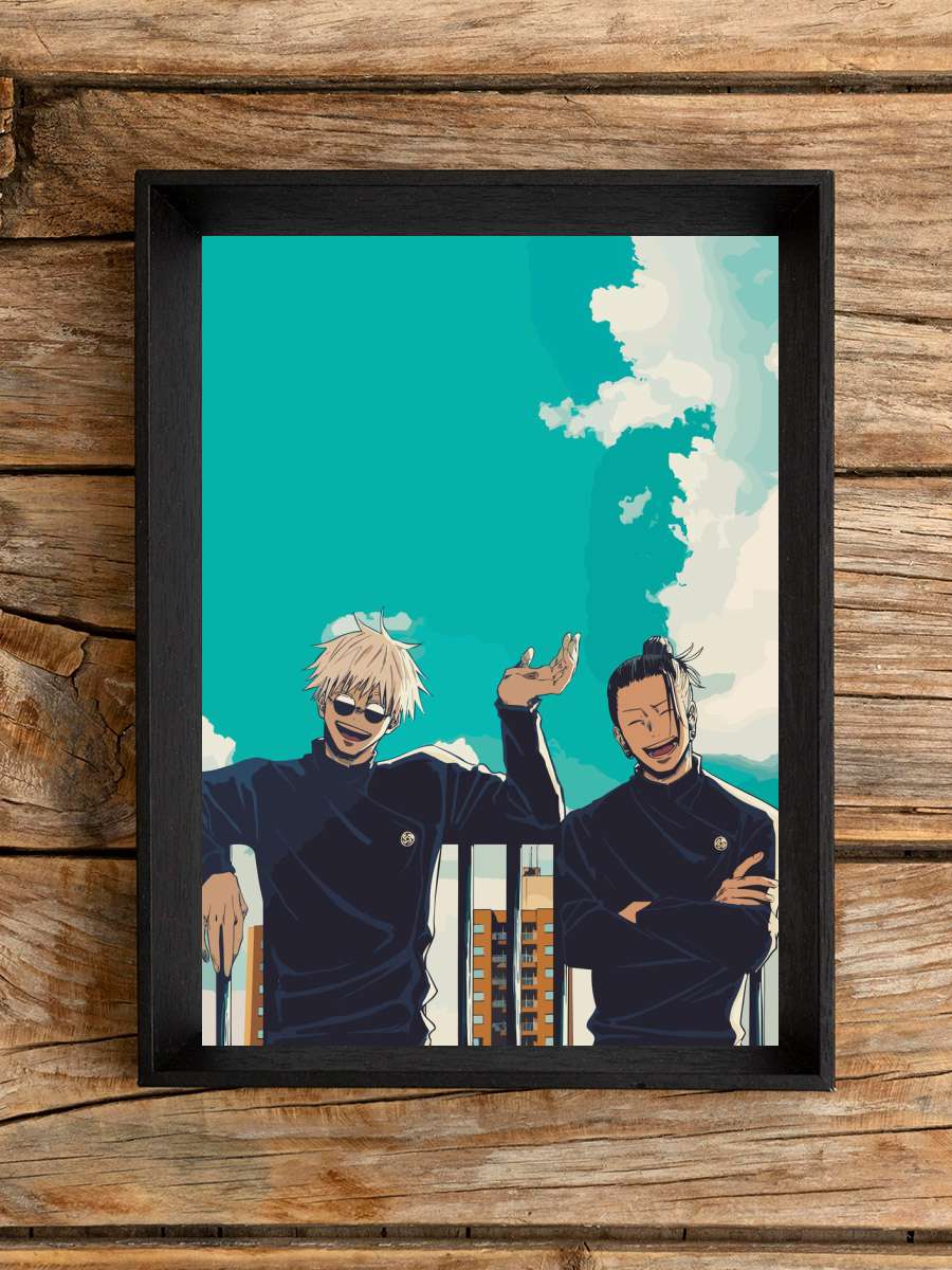 Jujutsu Kaisen gojo Anime Poster Çerçevesiz Yüksek Kalite Anime Duvar Poster