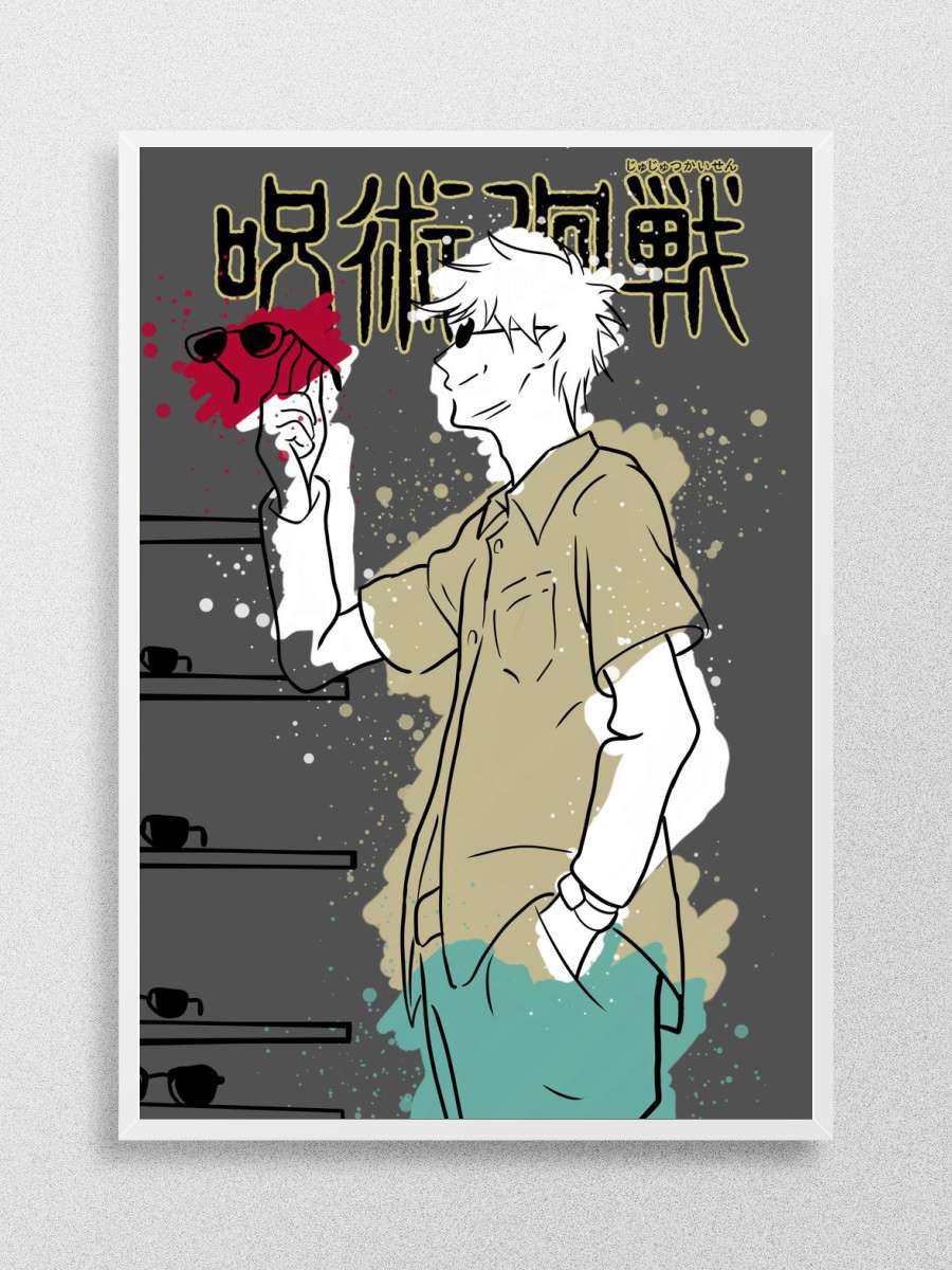 Jujutsu Kaisen Gojo Anime Poster Çerçevesiz Yüksek Kalite Anime Duvar Poster