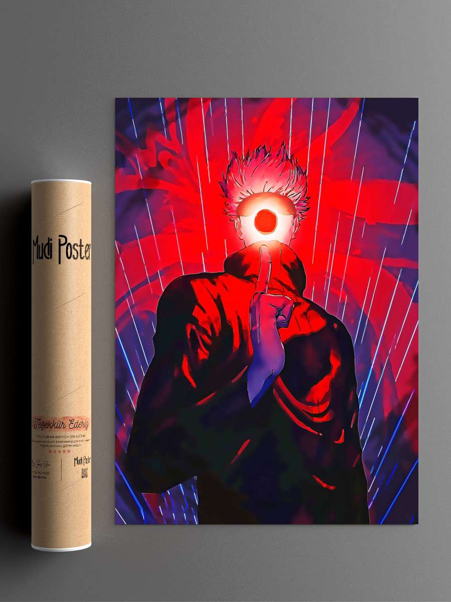 jujutsu kaisen gojo Anime Poster Çerçevesiz Yüksek Kalite Anime Duvar Poster