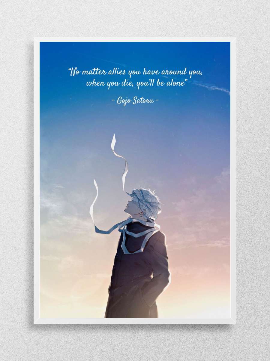 Jujutsu Kaisen Gojo Anime Poster Çerçevesiz Yüksek Kalite Anime Duvar Poster
