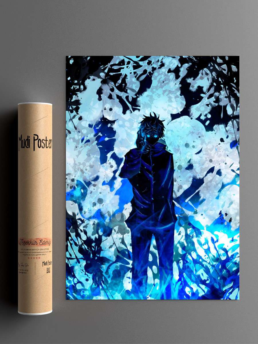 Jujutsu Kaisen Gojo Anime Poster Çerçevesiz Yüksek Kalite Anime Duvar Poster