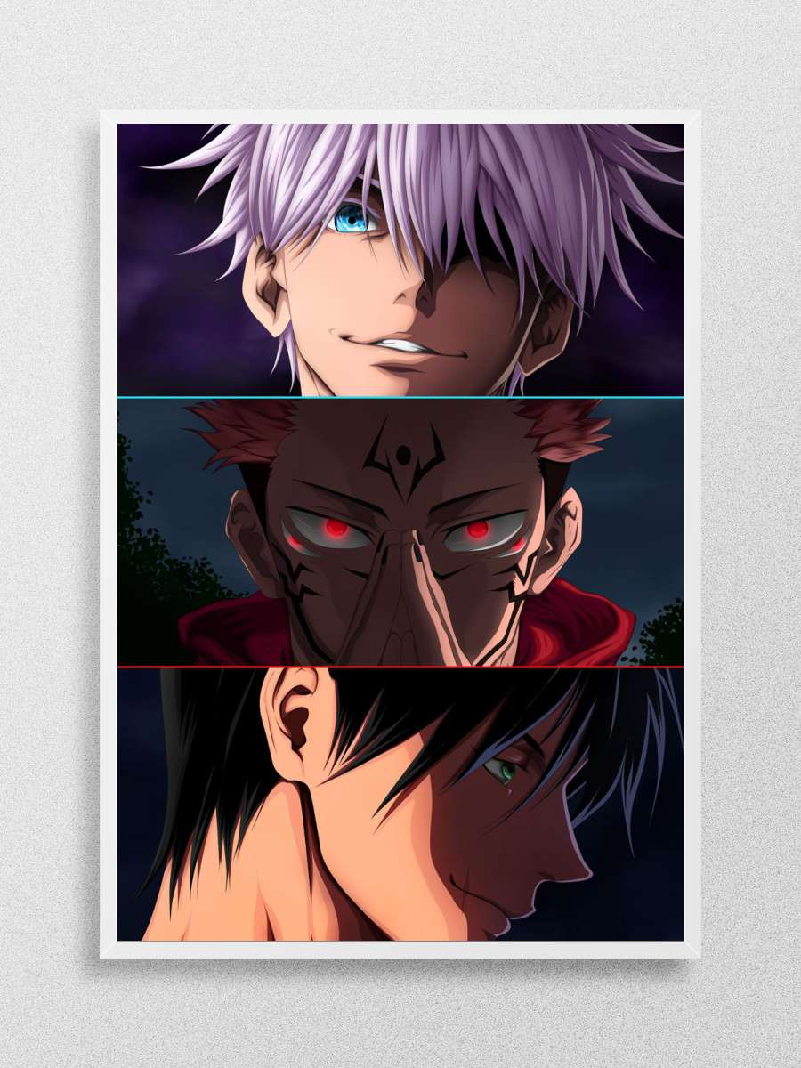 Jujutsu Kaisen Gojo Toji Anime Poster Çerçevesiz Yüksek Kalite Anime Duvar Poster