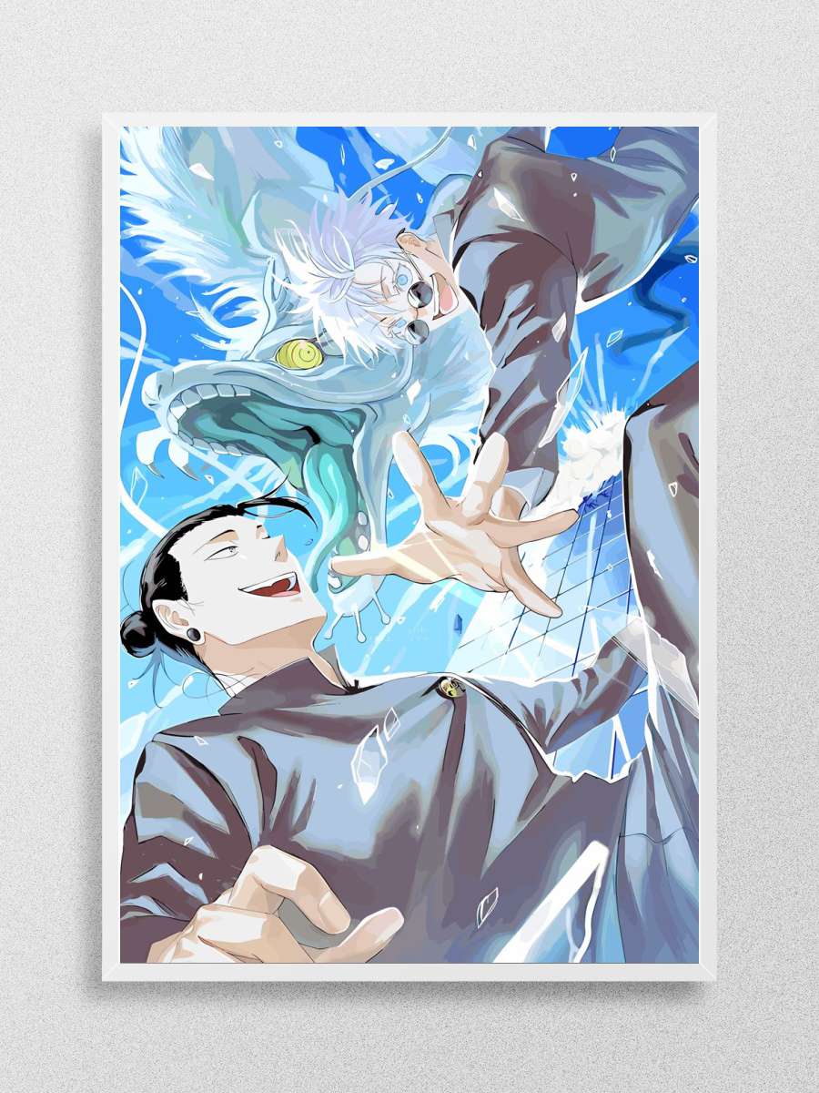 Jujutsu Kaisen gojo x geto Anime Poster Çerçevesiz Yüksek Kalite Anime Duvar Poster