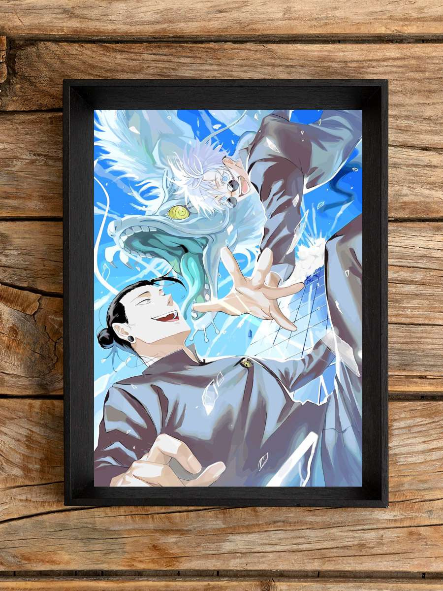 Jujutsu Kaisen gojo x geto Anime Poster Çerçevesiz Yüksek Kalite Anime Duvar Poster