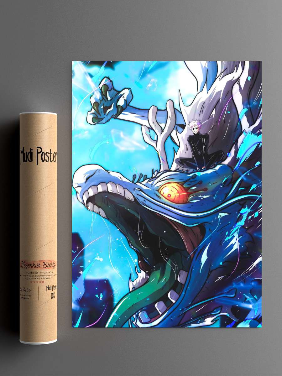 Jujutsu Kaisen gojo x geto Anime Poster Çerçevesiz Yüksek Kalite Anime Duvar Poster