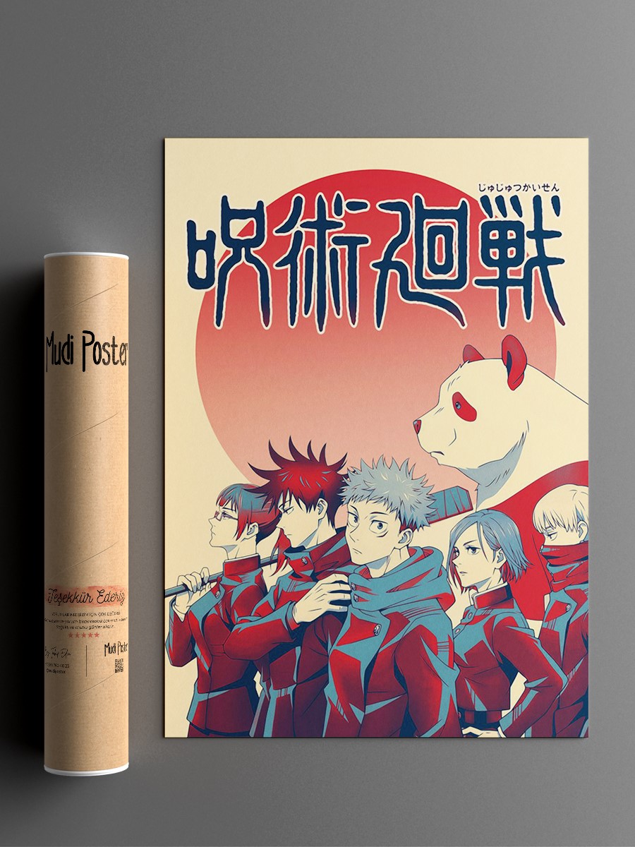 Jujutsu Kaisen Hopestyle Anime Poster Çerçevesiz Yüksek Kalite Anime Duvar Poster