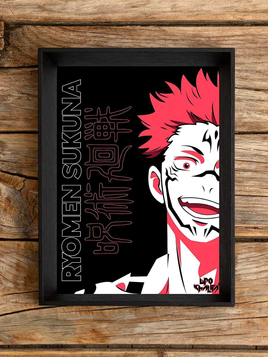 Jujutsu kaisen itadori Anime Poster Çerçevesiz Yüksek Kalite Anime Duvar Poster