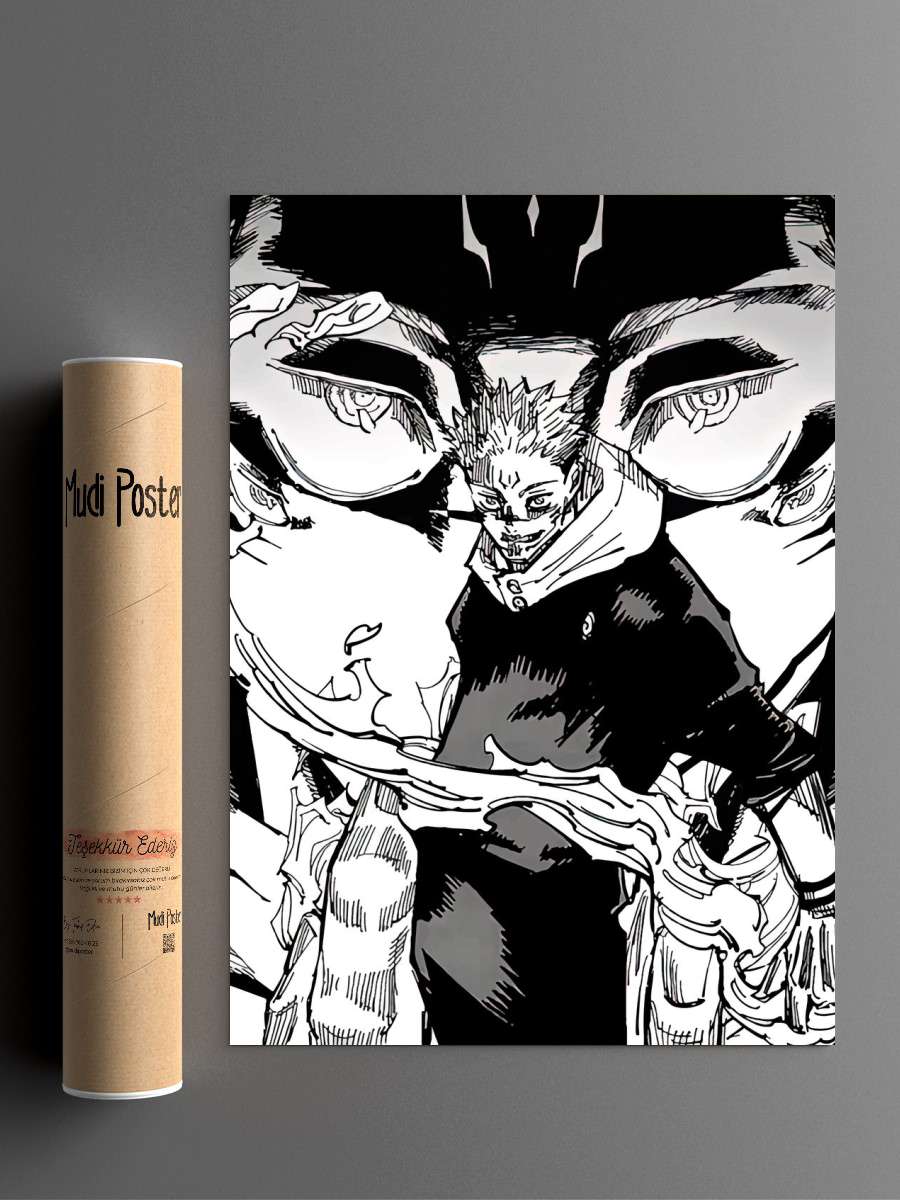 Jujutsu Kaisen Manga Anime Poster Çerçevesiz Yüksek Kalite Anime Duvar Poster