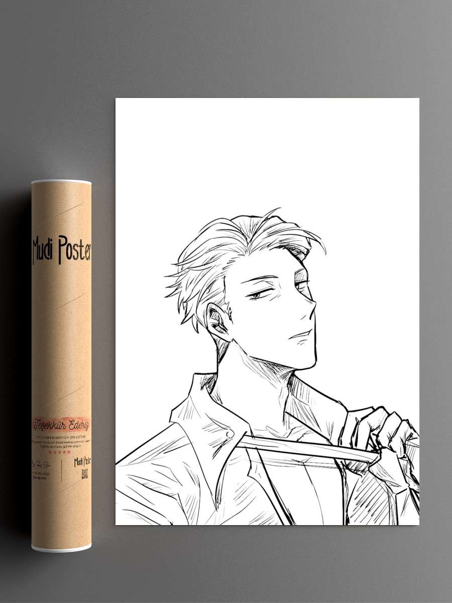 Jujutsu Kaisen Nanami Anime Poster Çerçevesiz Yüksek Kalite Anime Duvar Poster