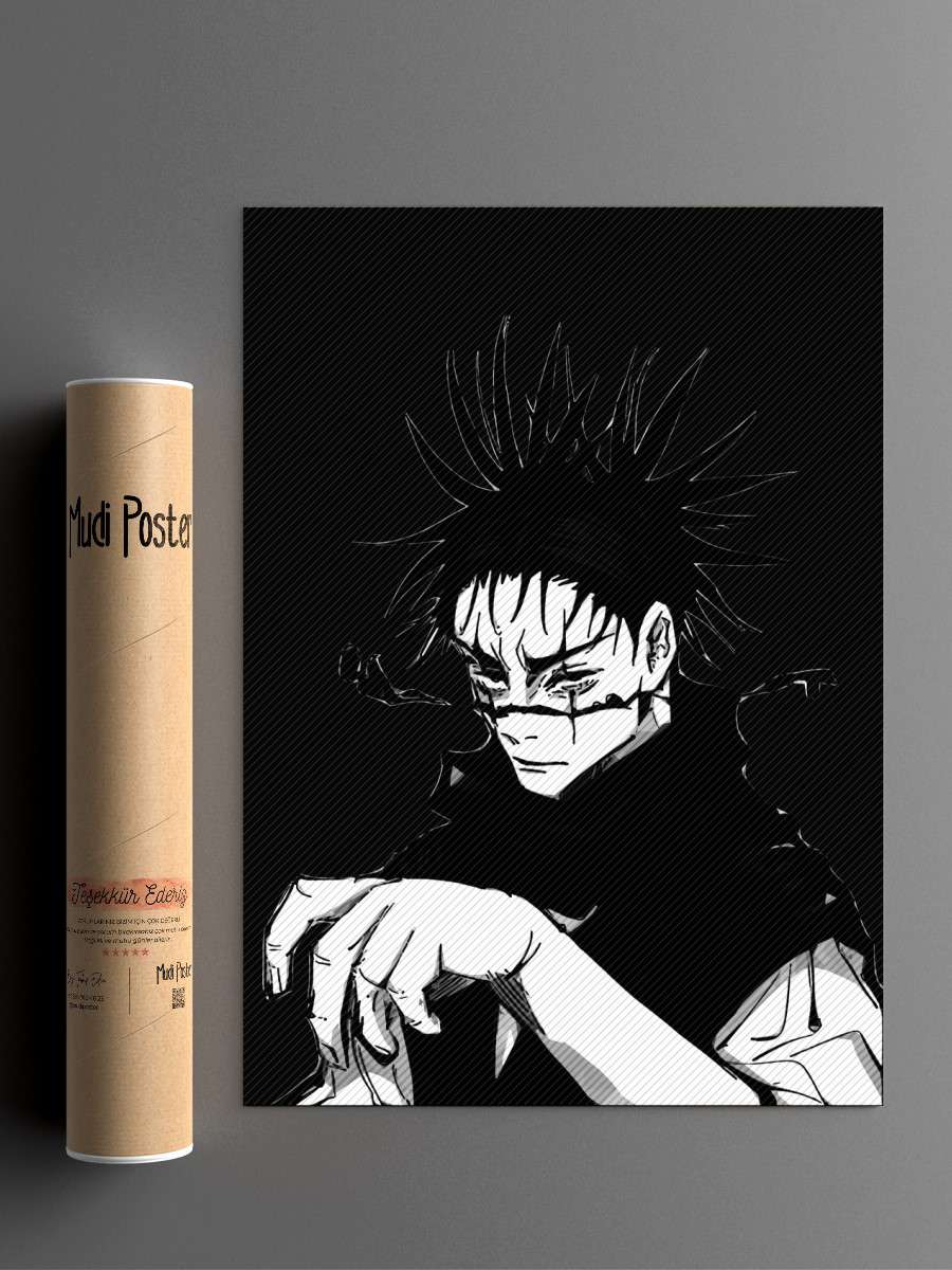 Jujutsu Kaisen Anime Poster Çerçevesiz Yüksek Kalite Anime Duvar Poster