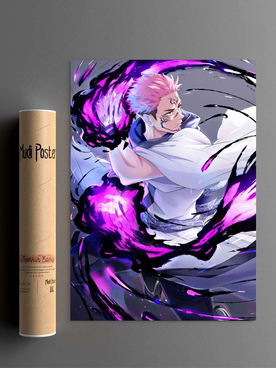 Jujutsu Kaisen Anime Poster Çerçevesiz Yüksek Kalite Anime Duvar Poster