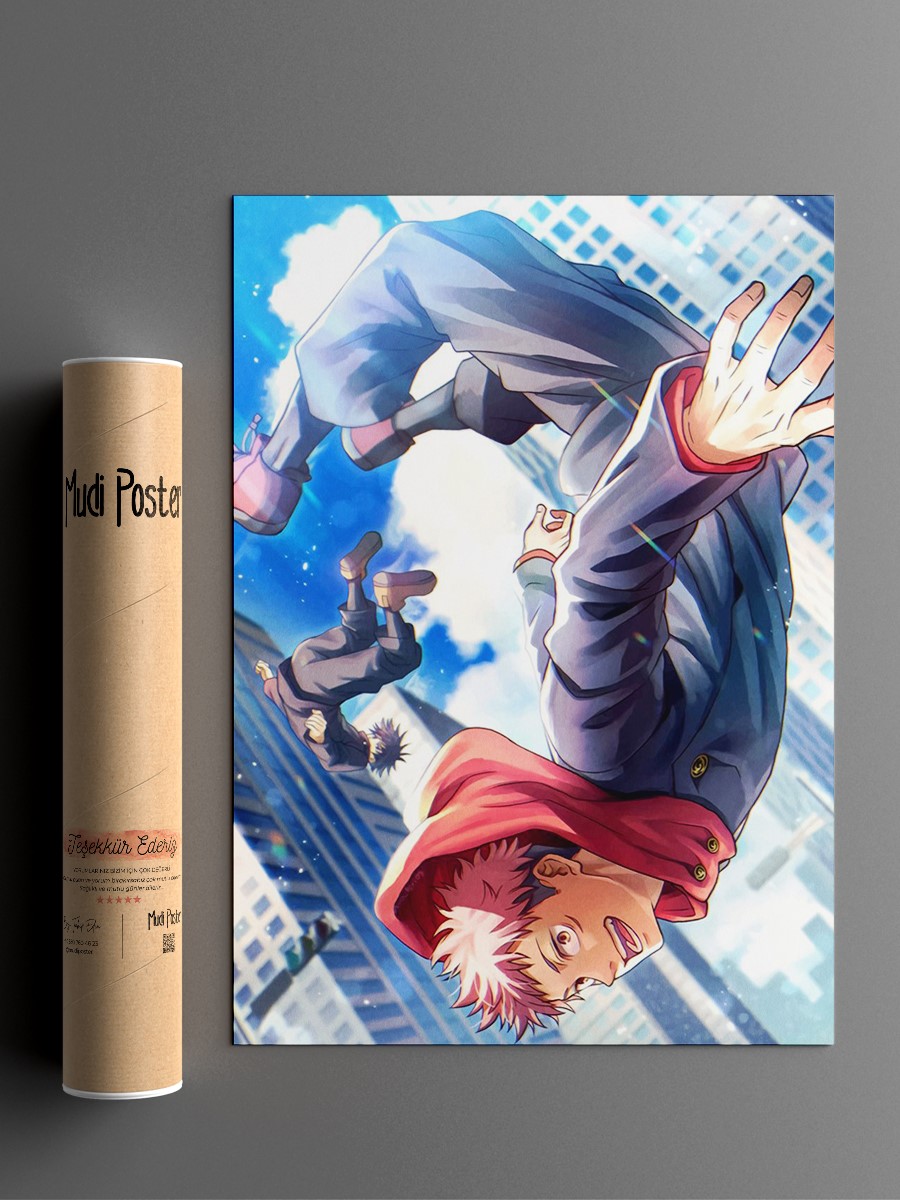 Jujutsu Kaisen Anime Poster Çerçevesiz Yüksek Kalite Anime Duvar Poster