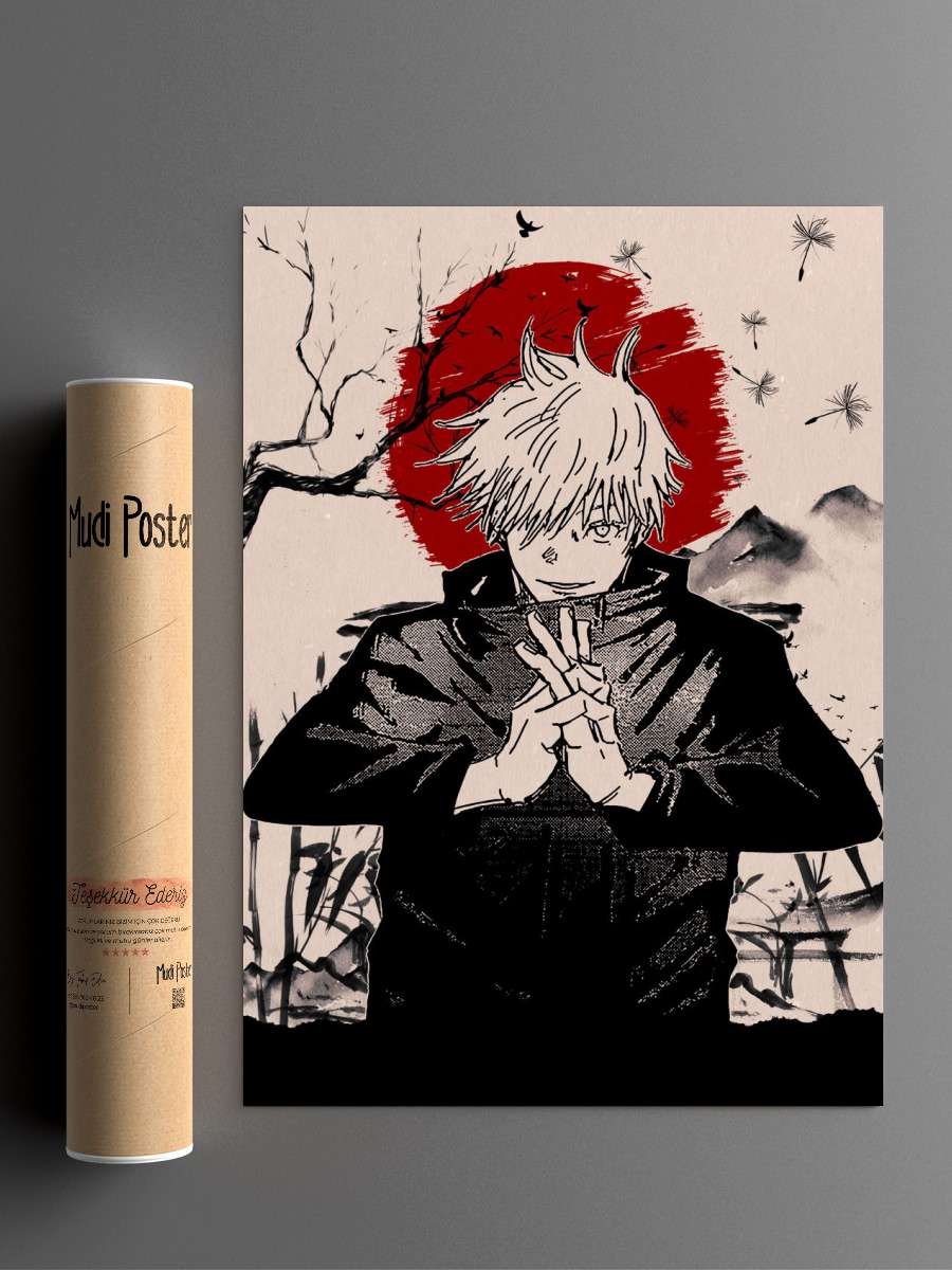 Jujutsu Kaisen Anime Poster Çerçevesiz Yüksek Kalite Anime Duvar Poster
