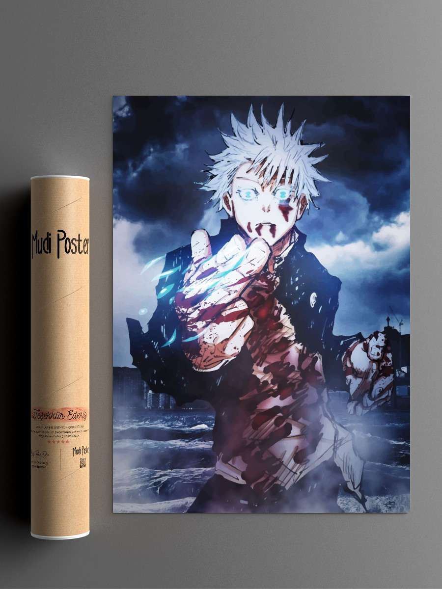 Jujutsu Kaisen Anime Poster Çerçevesiz Yüksek Kalite Anime Duvar Poster