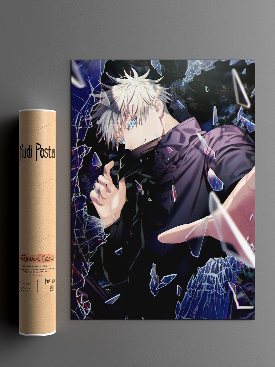 Jujutsu Kaisen Anime Poster Çerçevesiz Yüksek Kalite Anime Duvar Poster