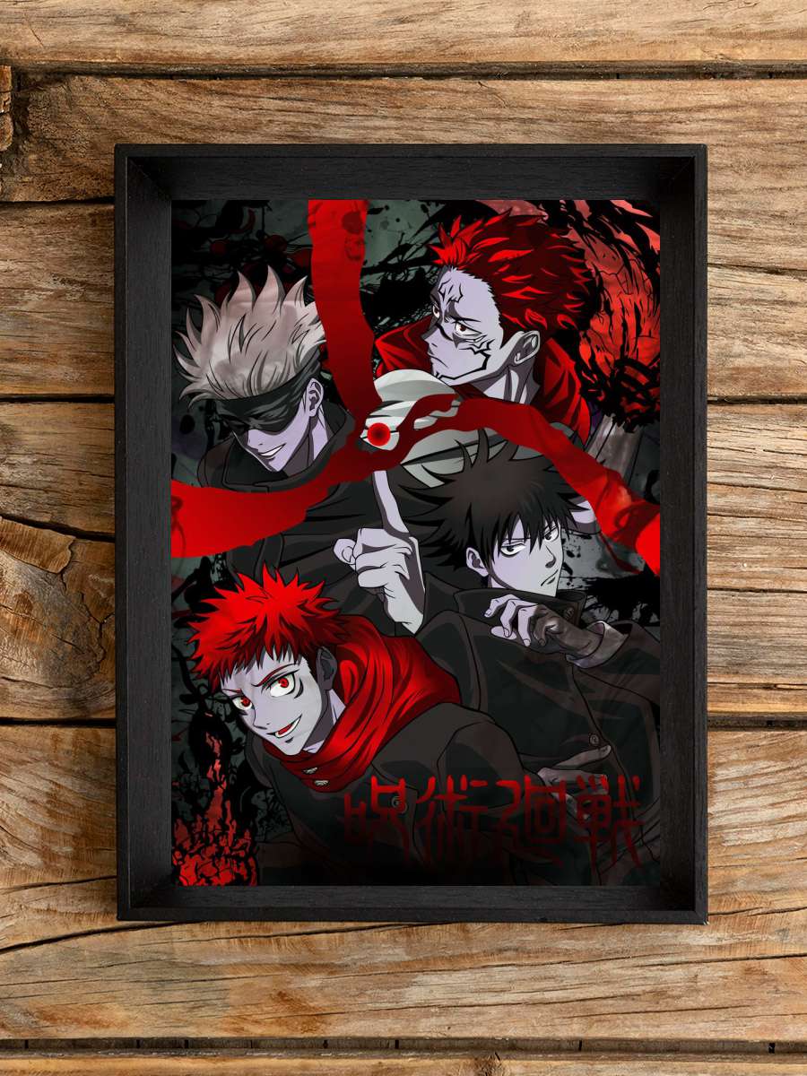 Jujutsu Kaisen Anime Poster Çerçevesiz Yüksek Kalite Anime Duvar Poster