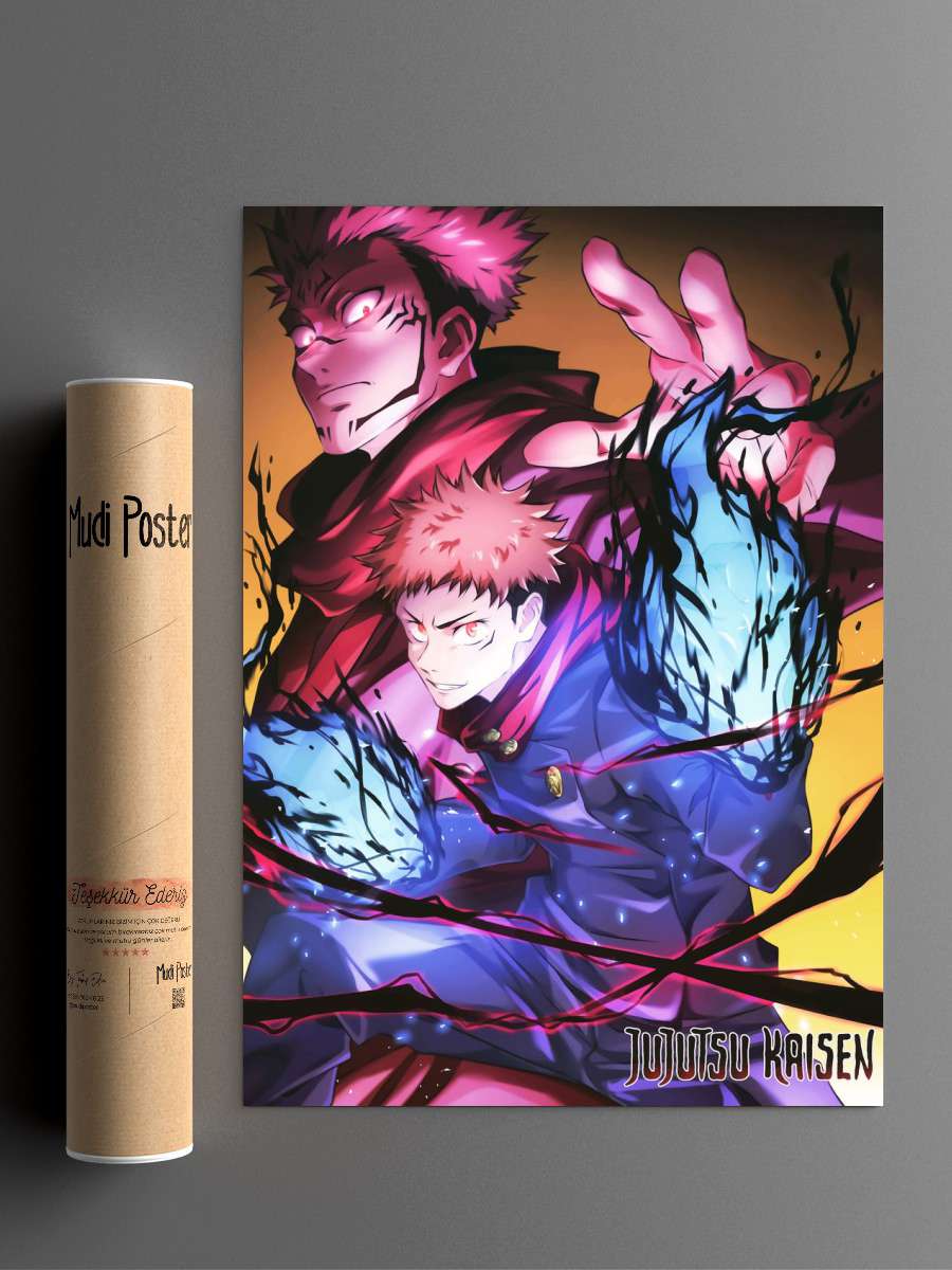 Jujutsu Kaisen Anime Poster Çerçevesiz Yüksek Kalite Anime Duvar Poster