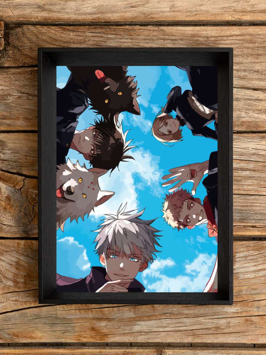 Jujutsu Kaisen Anime Poster Çerçevesiz Yüksek Kalite Anime Duvar Poster