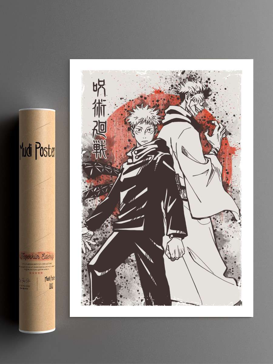 Jujutsu Kaisen Anime Poster Çerçevesiz Yüksek Kalite Anime Duvar Poster