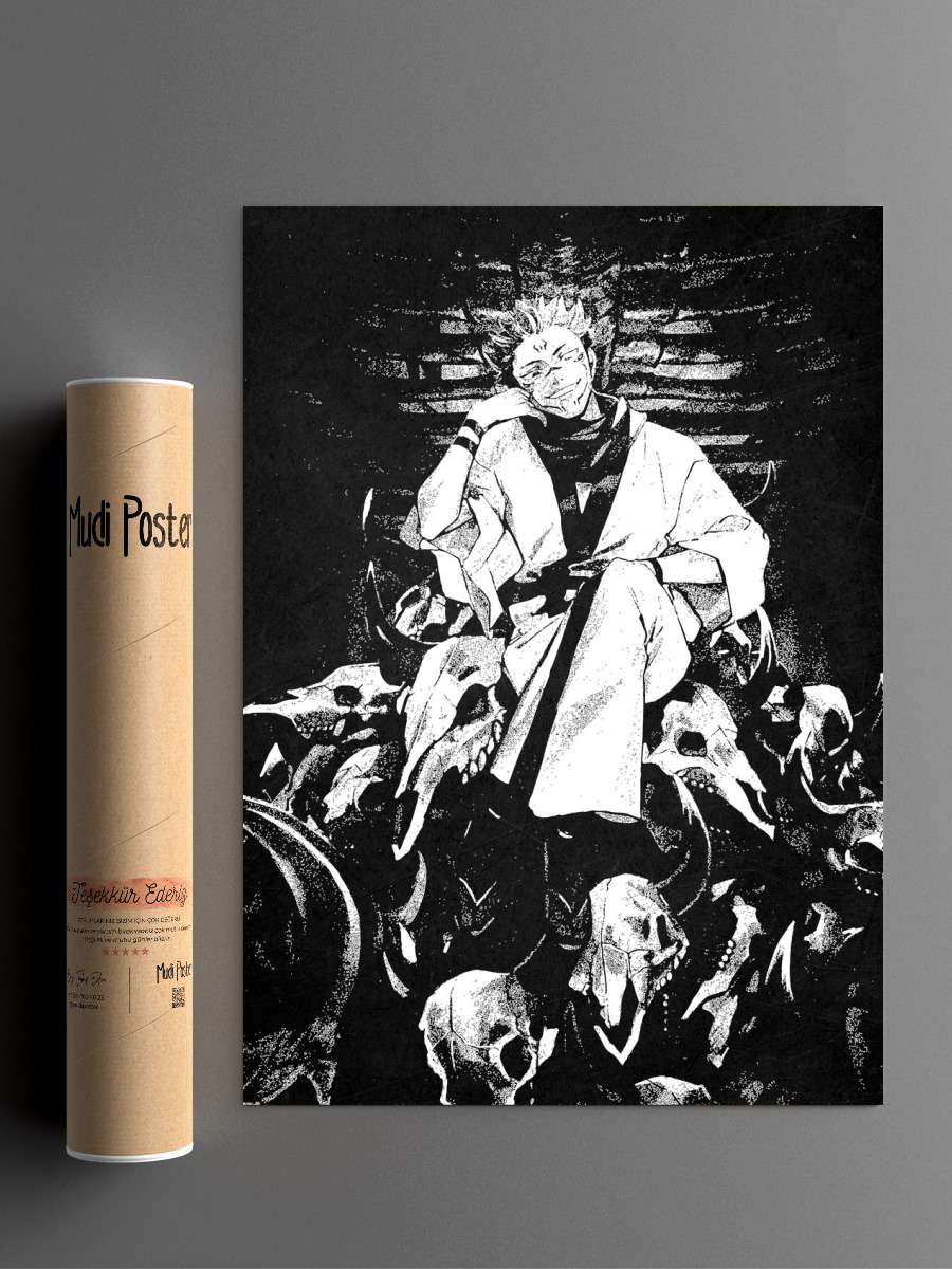 Jujutsu Kaisen Anime Poster Çerçevesiz Yüksek Kalite Anime Duvar Poster