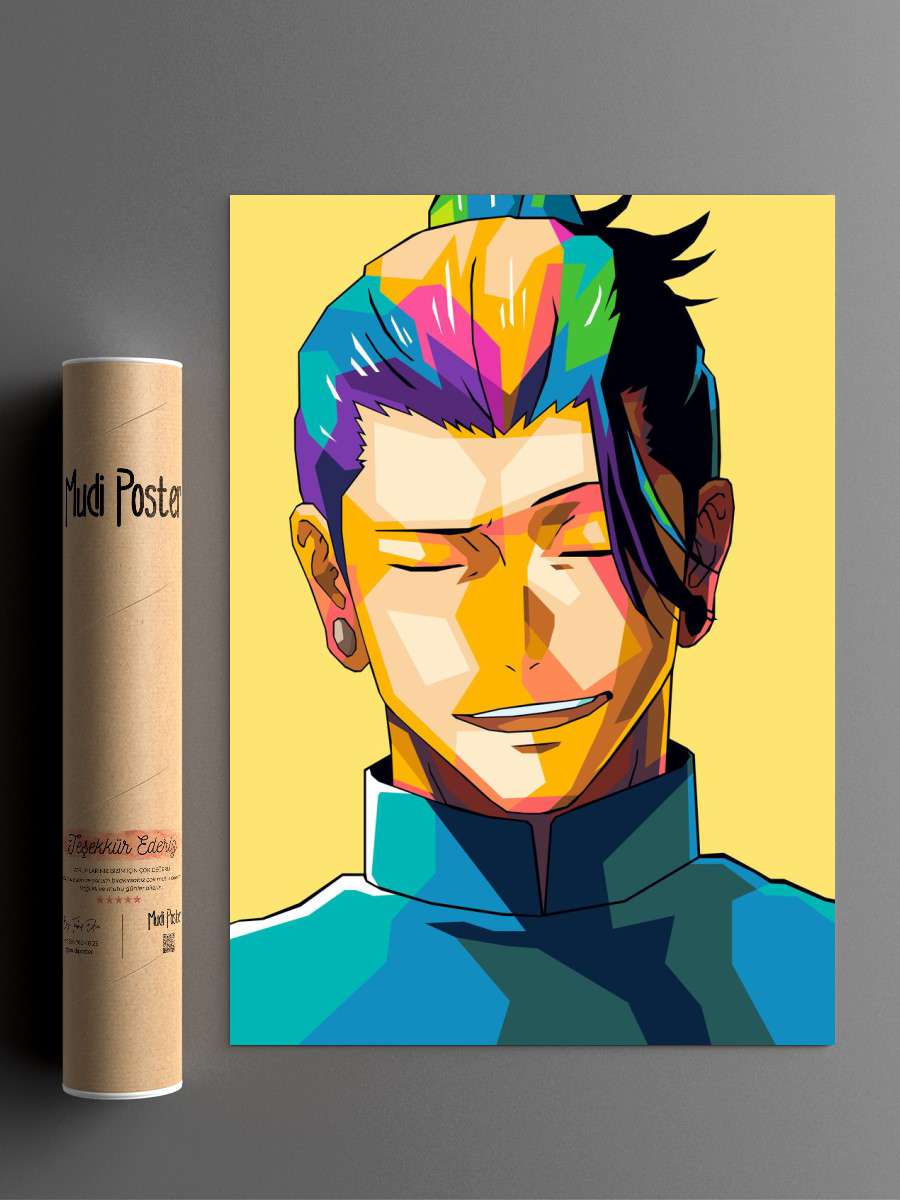 Jujutsu Kaisen Anime Poster Çerçevesiz Yüksek Kalite Anime Duvar Poster
