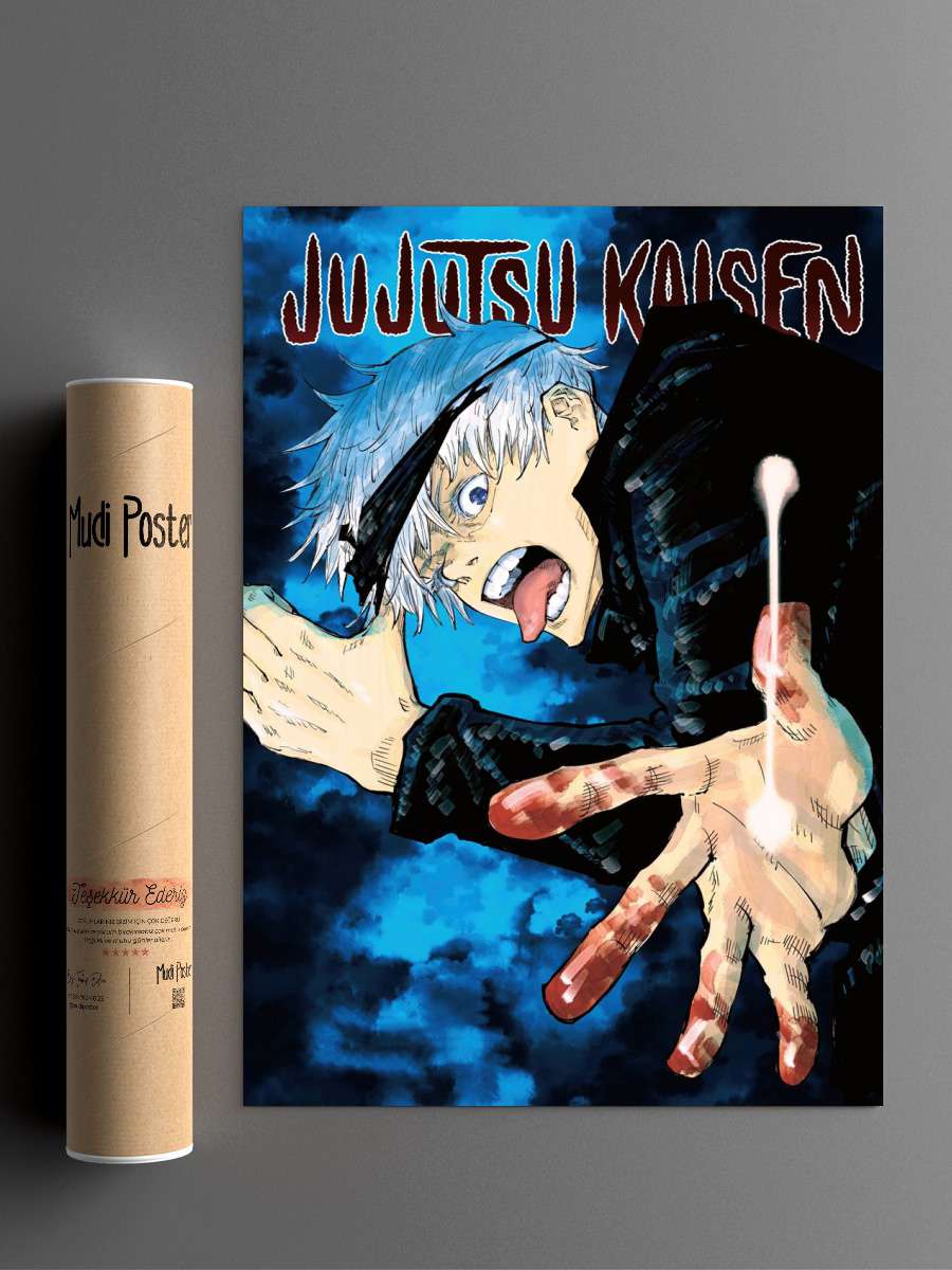 Jujutsu Kaisen Anime Poster Çerçevesiz Yüksek Kalite Anime Duvar Poster