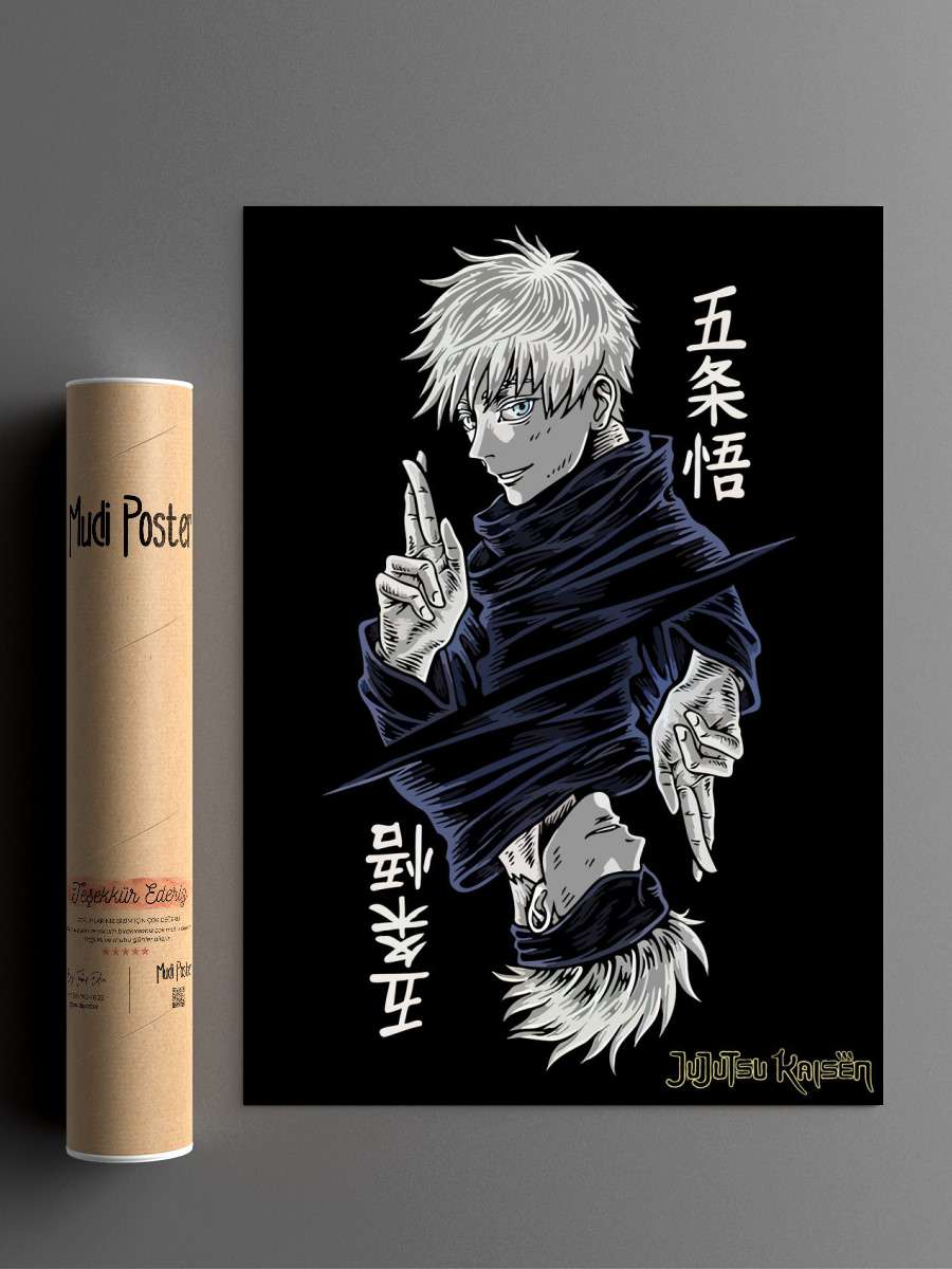 Jujutsu Kaisen Anime Poster Çerçevesiz Yüksek Kalite Anime Duvar Poster